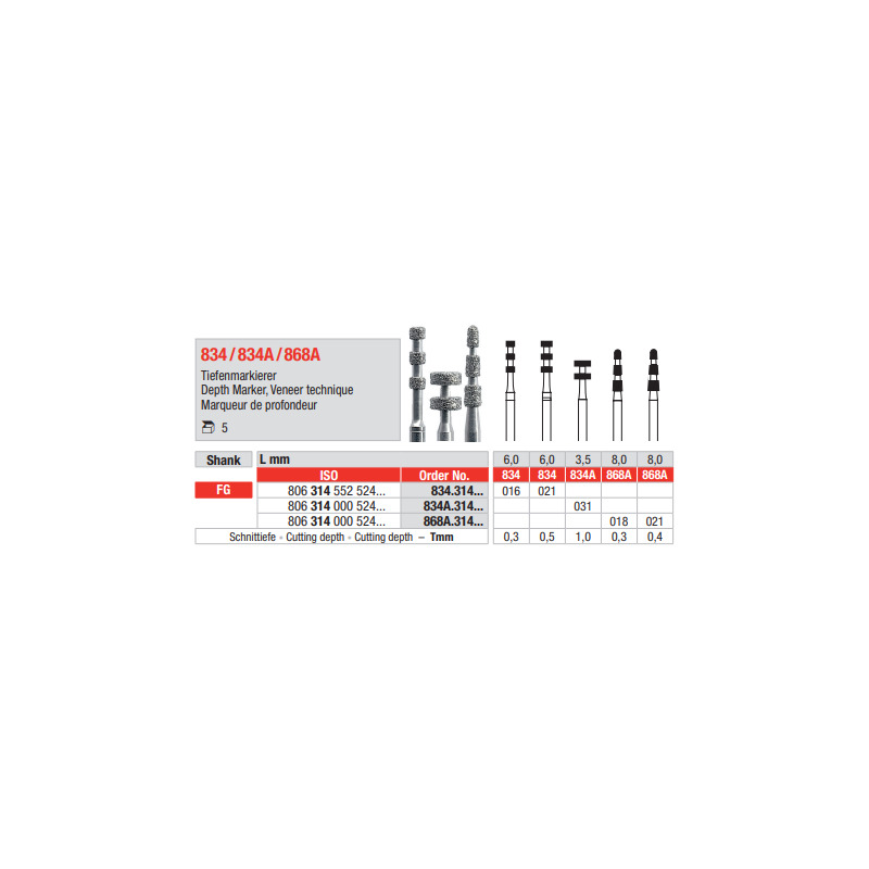 Diamant FG 834.016 (5ks/bal)