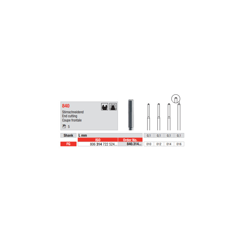 Diamant FG 840.016 (5ks/bal)