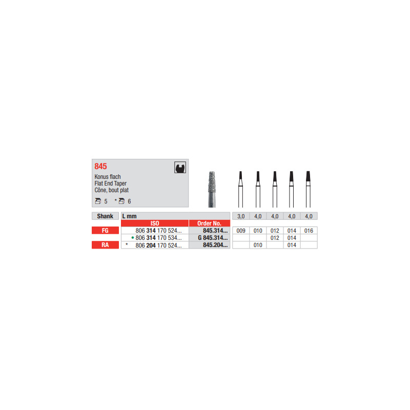 Diamant FG 845.010 (5ks/bal)