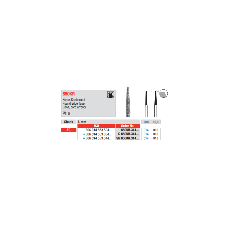 Diamant FG 850KR.014 (5ks/bal)