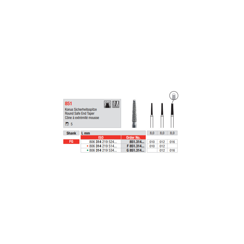 Diaman FG 851.010 (5ks/bal)