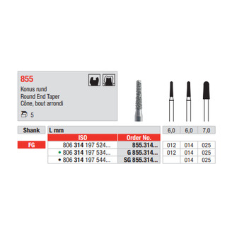 Diamant FG 855.025SG (5ks/bal)