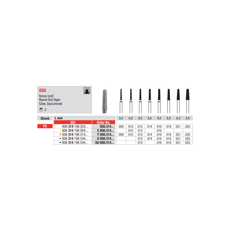 Diamant FG 856.012F (5ks/bal)