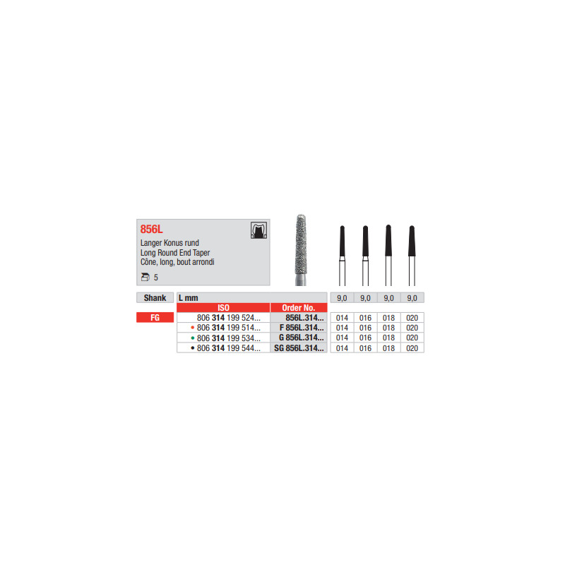 Diamant FG 856L.016SG (5ks/bal)