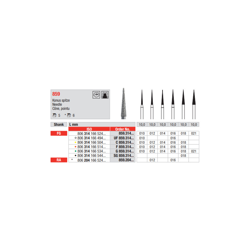 Diamant FG 859.014F (5ks/bal)