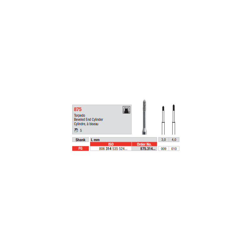 Diamant FG 875.009 (5ks/bal)