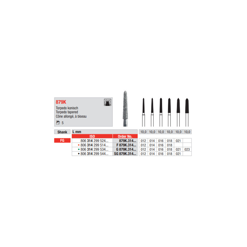Diamant  FG 879K.023G (5ks/bal)
