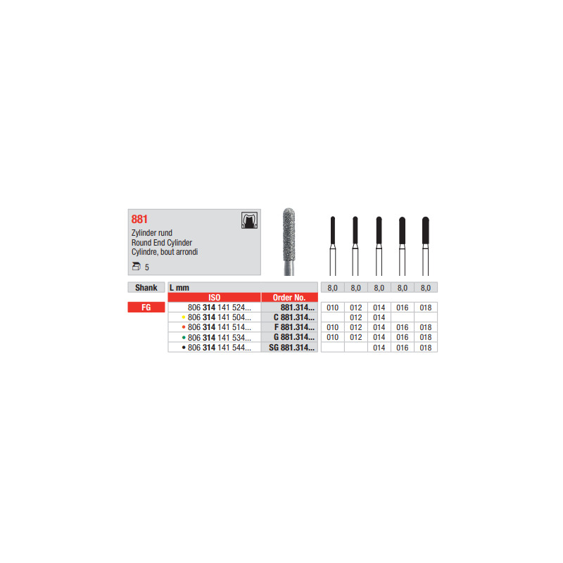 Diamant  FG 881.010G (5ks/bal)