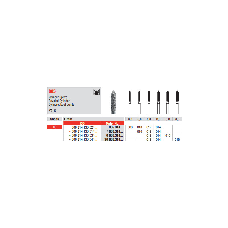 Diamant FG 885.012 (5ks/bal)