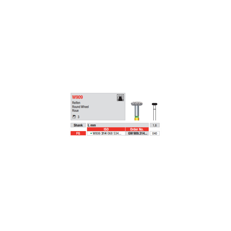 Diamant FG White Tiger GW8909.040 (3ks/bal)