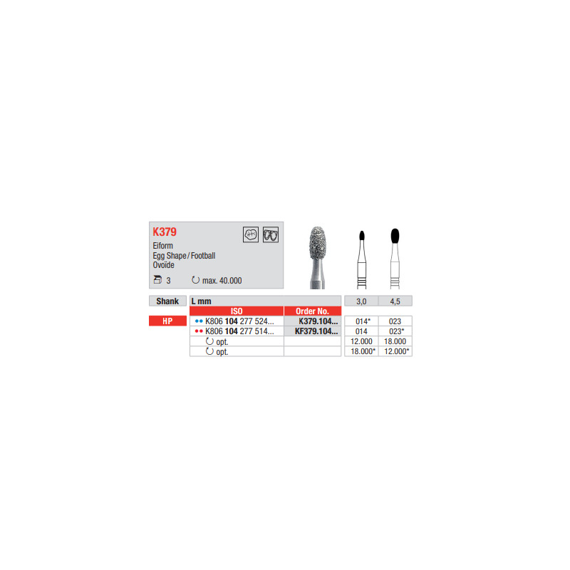 Diamant HP K379.023 (3ks/bal)