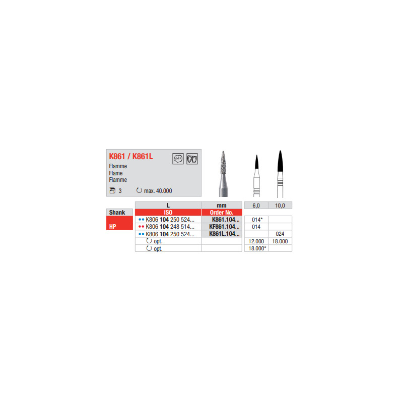 Diamant HP KF861.014 (3ks/bal)