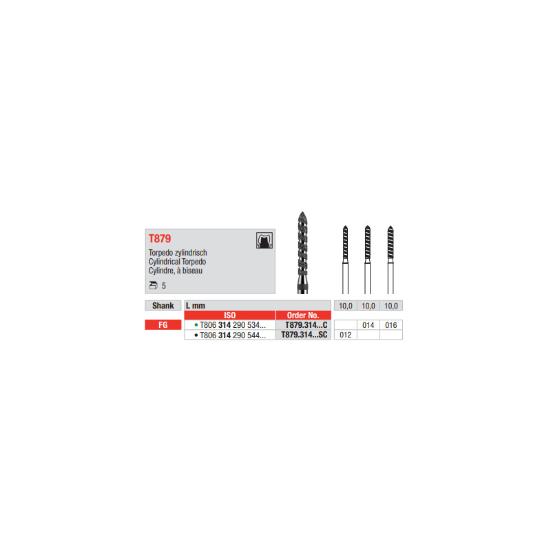 Diamant turbo FG T879.012C (5ks/bal)