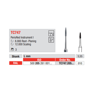 Diamant PerioRed RAL TC747.205.010 (3ks/bal)