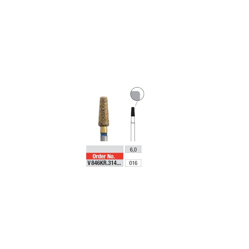 Diamant FG Diacut MLT V846KR.016  (5ks/bal)