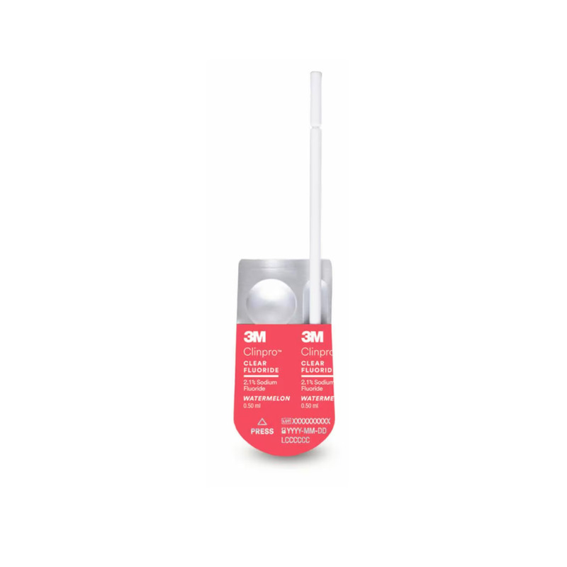 Clinpro Clear Fluoride lízátka L-Pop meloun 50 ks
