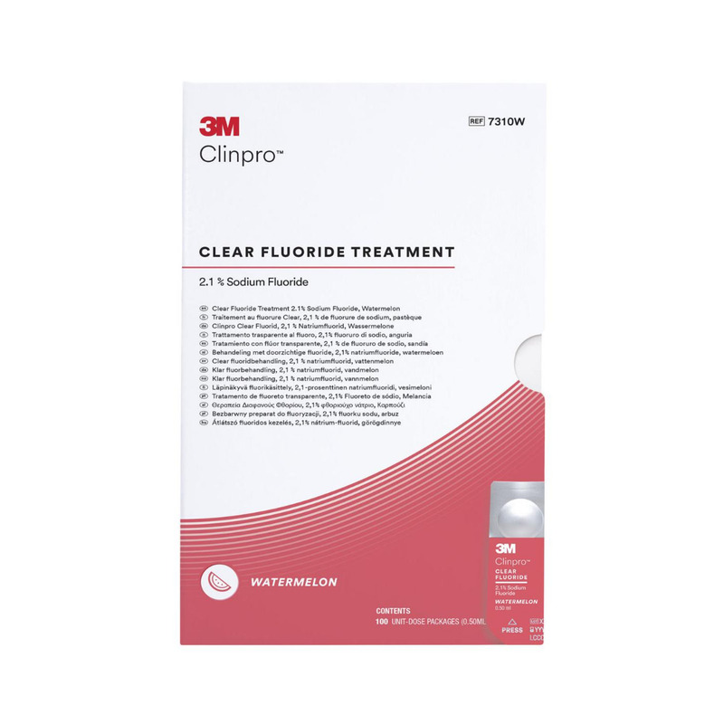 Clinpro Clear Fluoride lízátka L-Pop meloun 100 ks