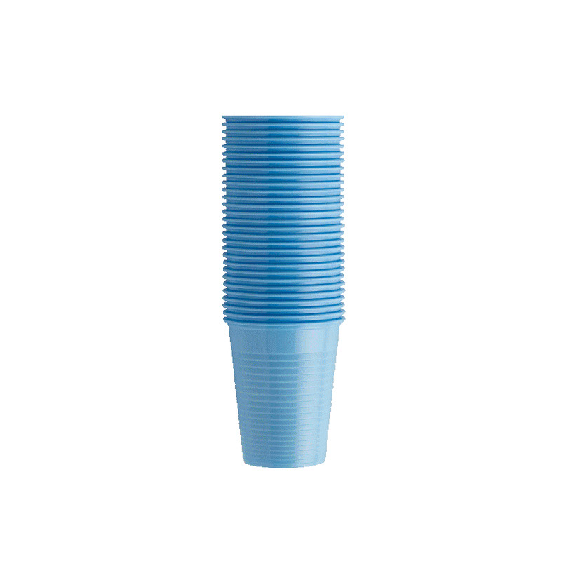 Pohárky Monoart modrý světle 200ml, 100 ks