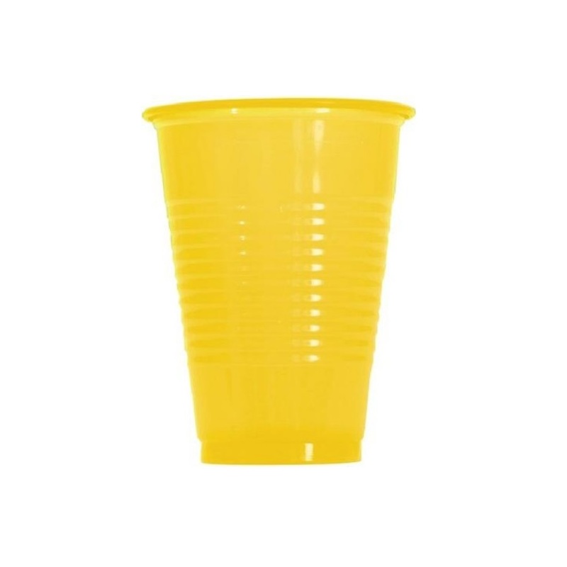 Pohárky Monoart žlutý 200ml, 100 ks