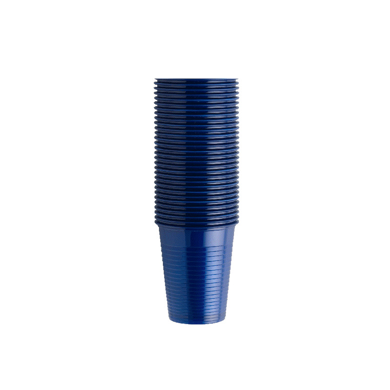 Pohárky Monoart modrý tmavě  200ml, 100 ks