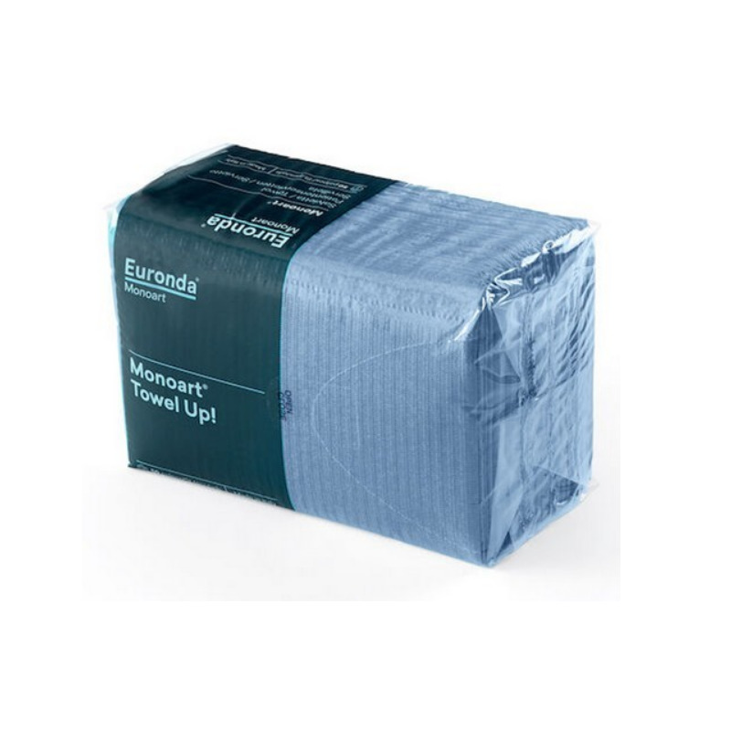 Roušky skládané Towel-Up modrá sv. 33x45cm 500ks Monoart