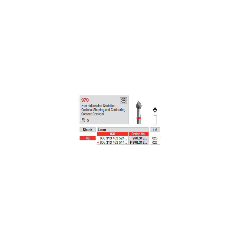 Diamant FG 970.023F  5 ks