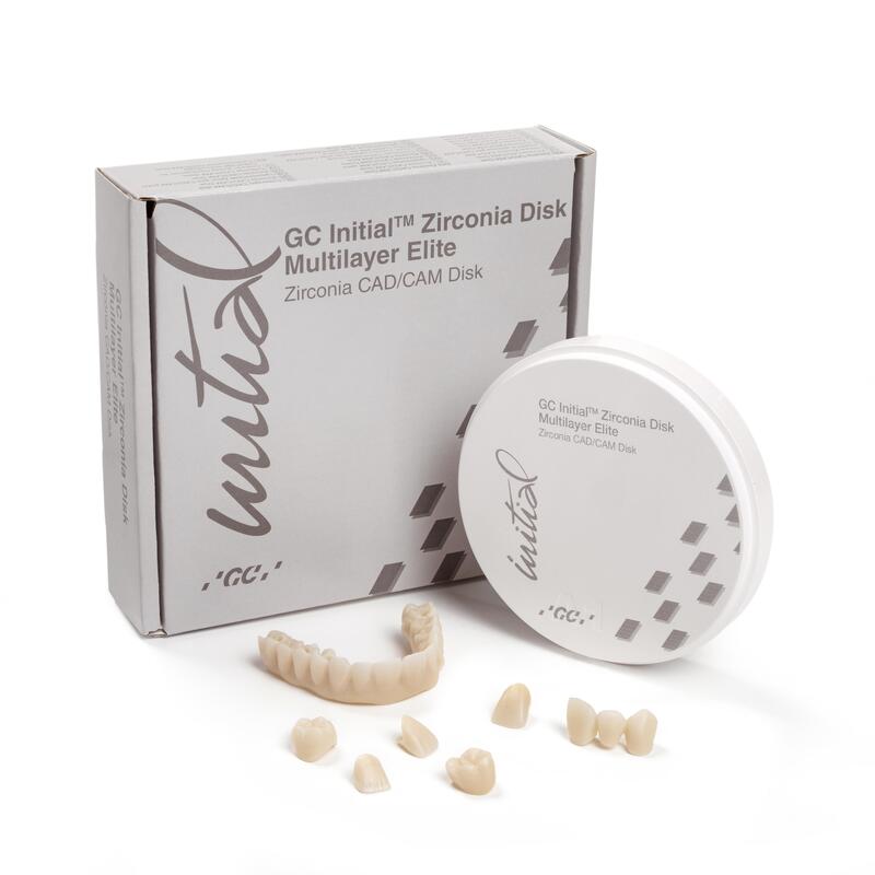 Initial Zirconia disk Multilayer Elite A3 14  mm