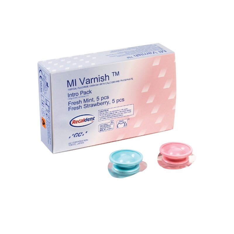 MI Varnish Intro pack 10x0,4ml, 20x štětečky
