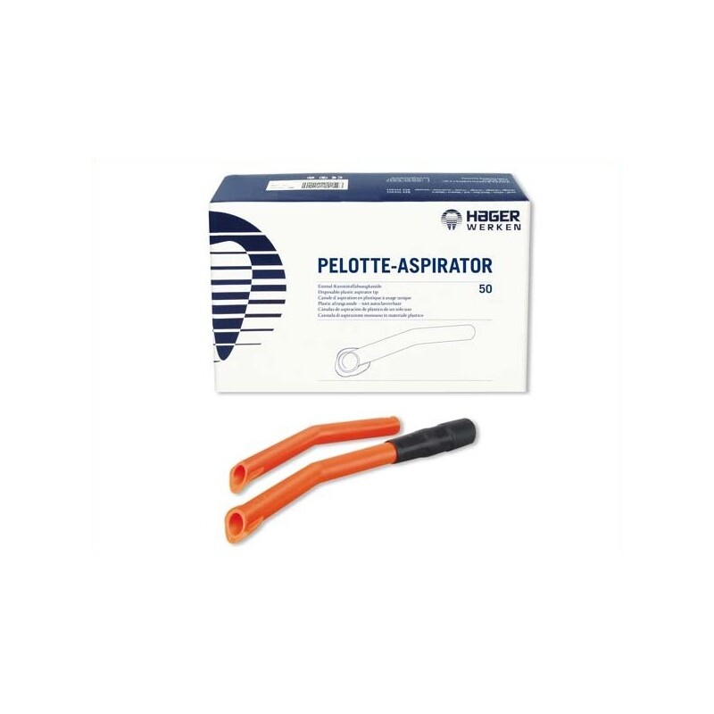 Savky Pelotte Aspirator oranžové s adaptérem,50ks