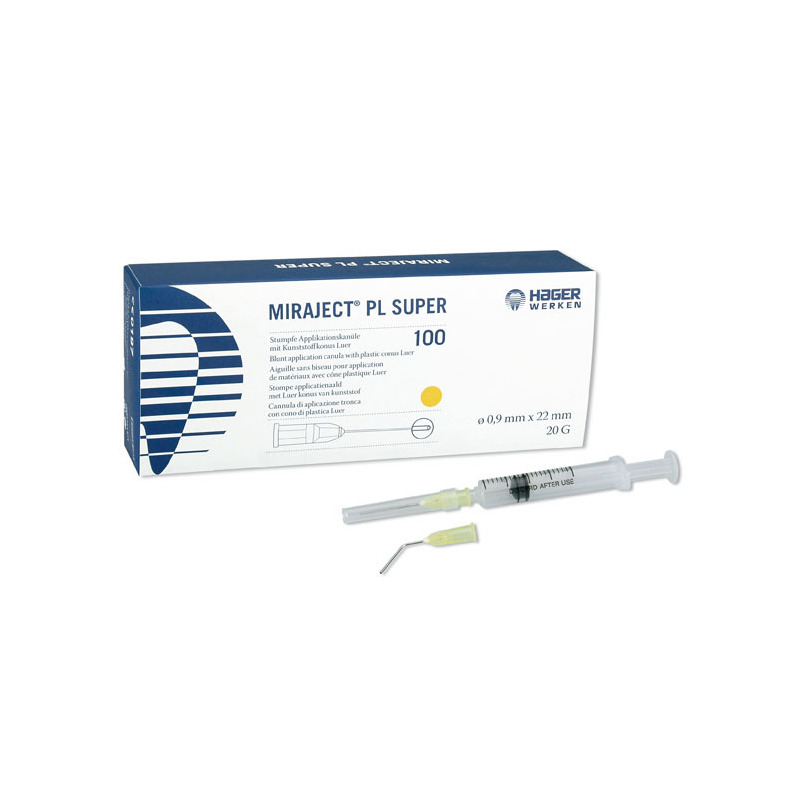 Miraject PL Super Luer žluté 20G, průměr 0,9x22mm
