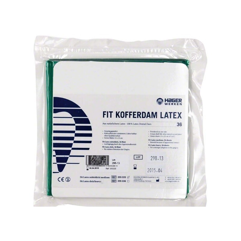 Fit Kofferdam Latex Heavy 0,23-0,29mm