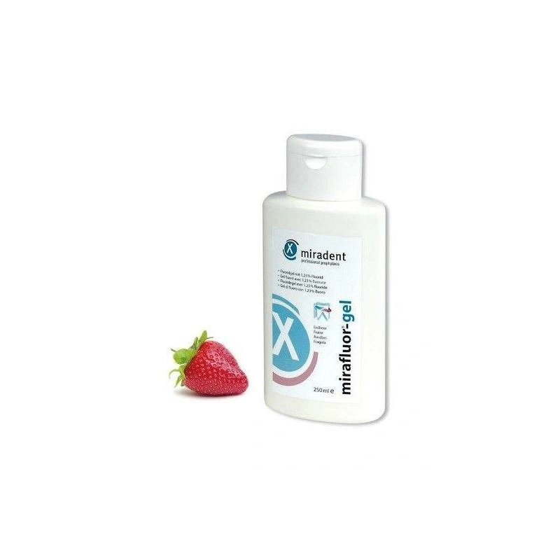 Mirafluor Gel jahoda 250ml