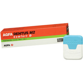 Film Agfa Dentus M2 Comfort 2 x 3 cm ISO 0 dětské, 100 x 2 ks