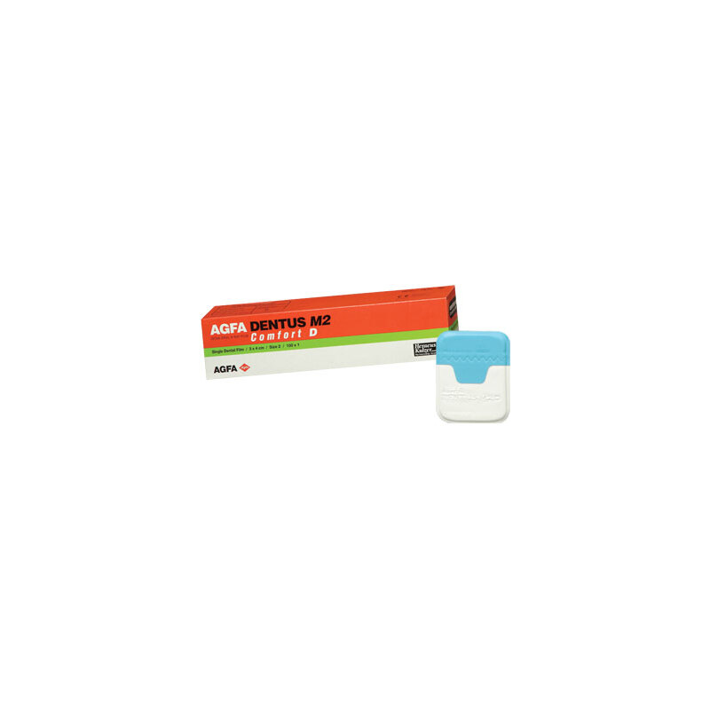 Film Agfa Dentus M2 Comfort 2 x 3 cm ISO 0 dětské, 100 x 2 ks
