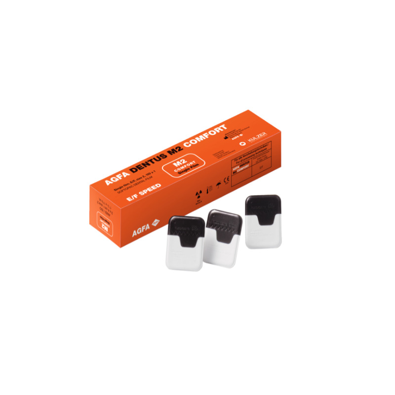 Film Agfa Dentus M2 Comfort 3 x 4 cm ISO 1 standard, 150 x 1 ks
