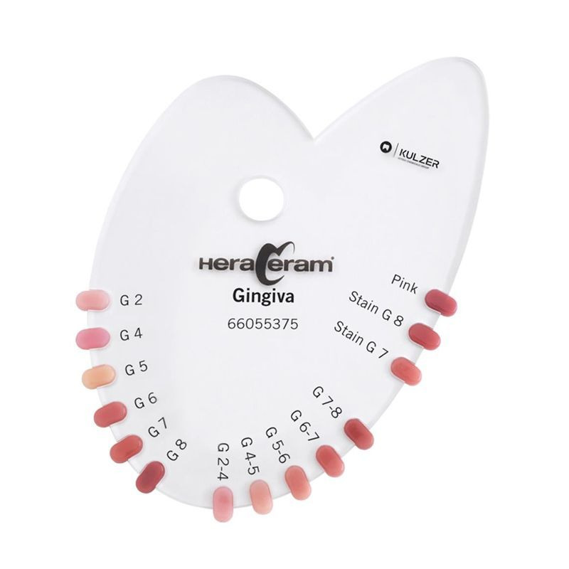 HeraCeram Zirconia 750 vzorník Gingiva