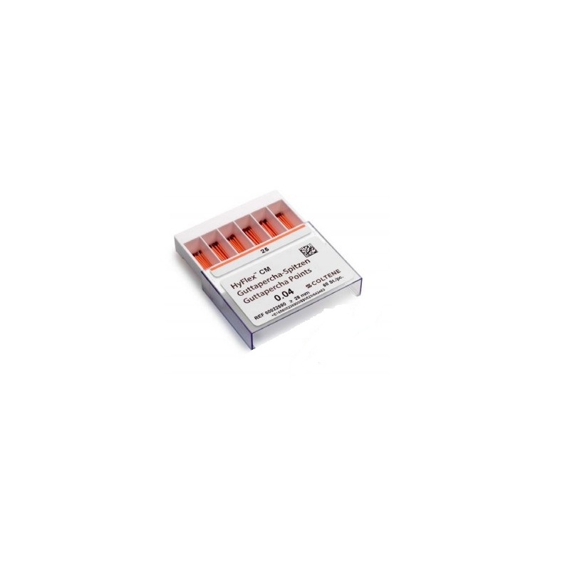 HyFlex CM papírové čepy 0.04 #40, 100ks