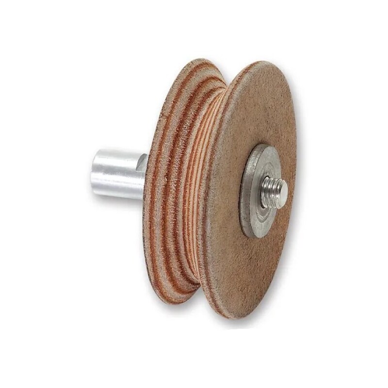 Kotouč kožený HP 19 mm  6 ks