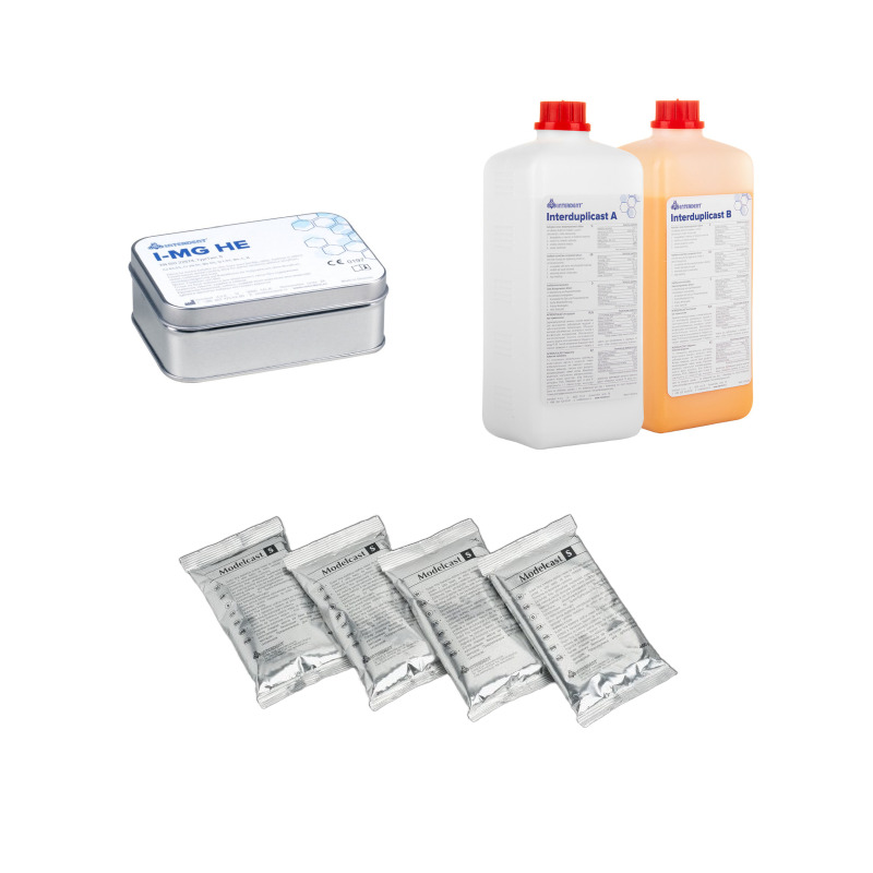 I-MG HE 1 000 g + Interduplicast 1+1 + Modelcast S 12kg