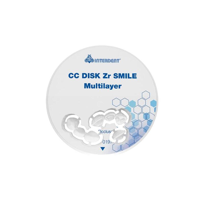 CC Disk Zr Smile Multilayer A1 18 mm