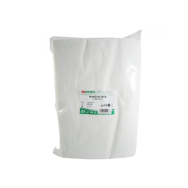 Buničitá vata Batist přířezy 10 x 15 cm 1000 g