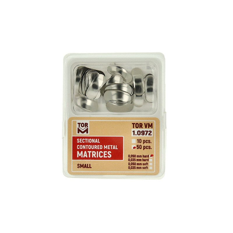 Matrice TOR sekční velikost S 0,050 mm tvrdé 50 ks/bal