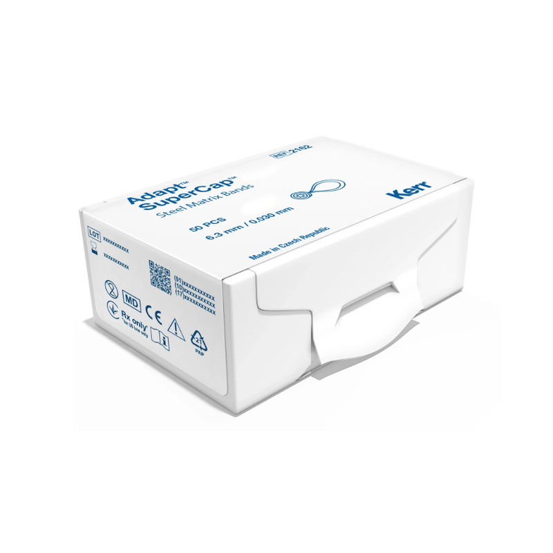 Matrice SuperMat Adapt SuperCap matrice kovové, síla 0,03 mm, šířka 6,3 mm