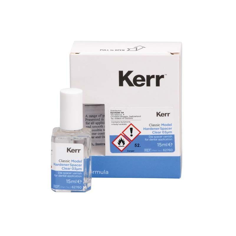 Distanční/vytvrzovací lak 15ml čirý pro modely zub. pahýlů