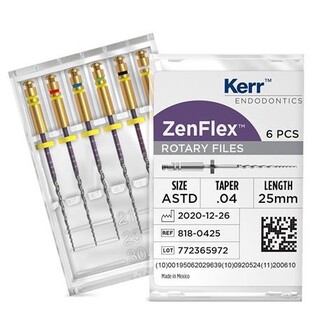 ZenFlex NiTi 25mm kónicita:.04 hrot:.20 6ks