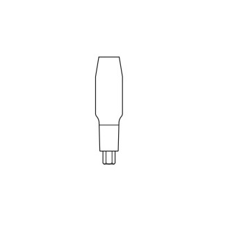 Abutment cylindrický rovný žlutý 4,1/10mm 1 ks