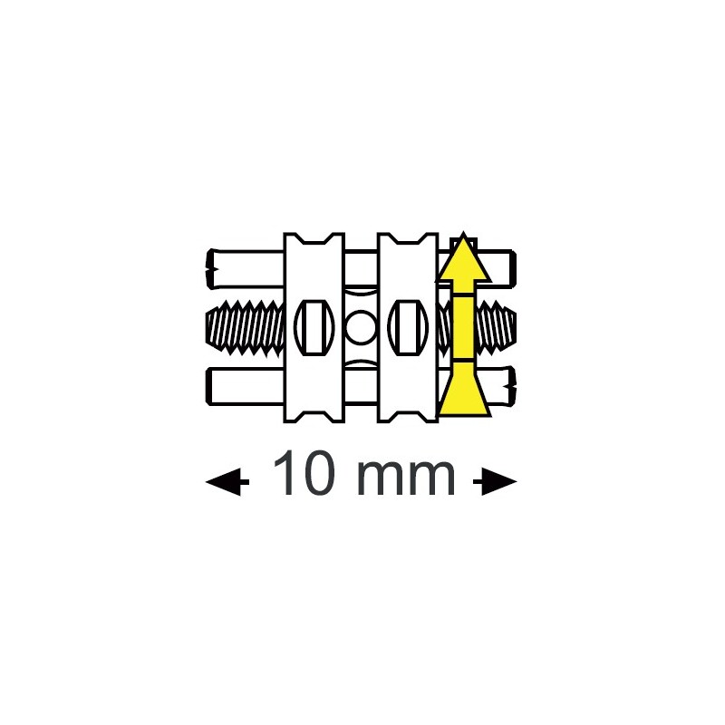 Šroub univerzální 10 mm 10 ks