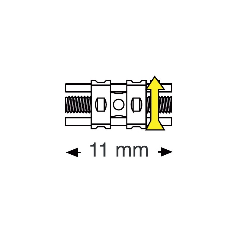 Šroub super mikro pro dolní čelist 11 mm 10 ks