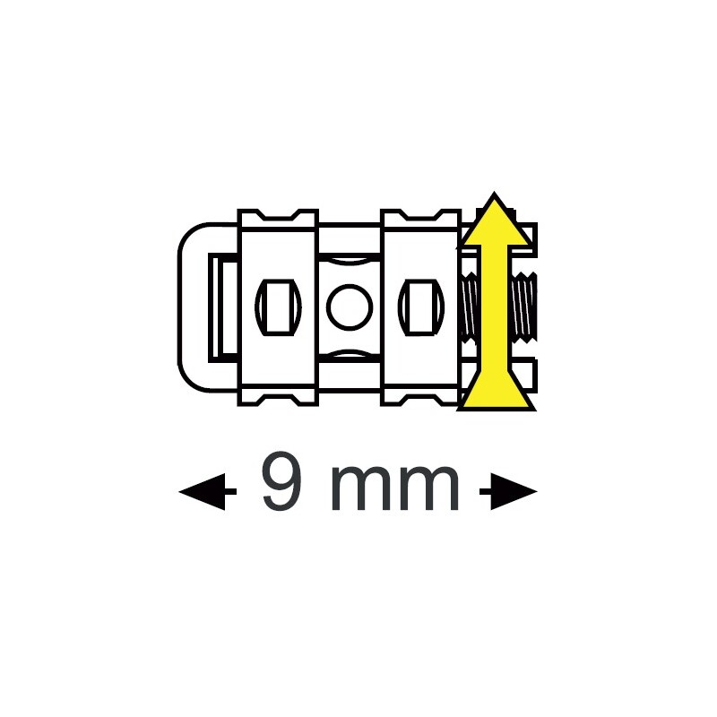 Šroub super mikro sektorový 9 mm 10 ks