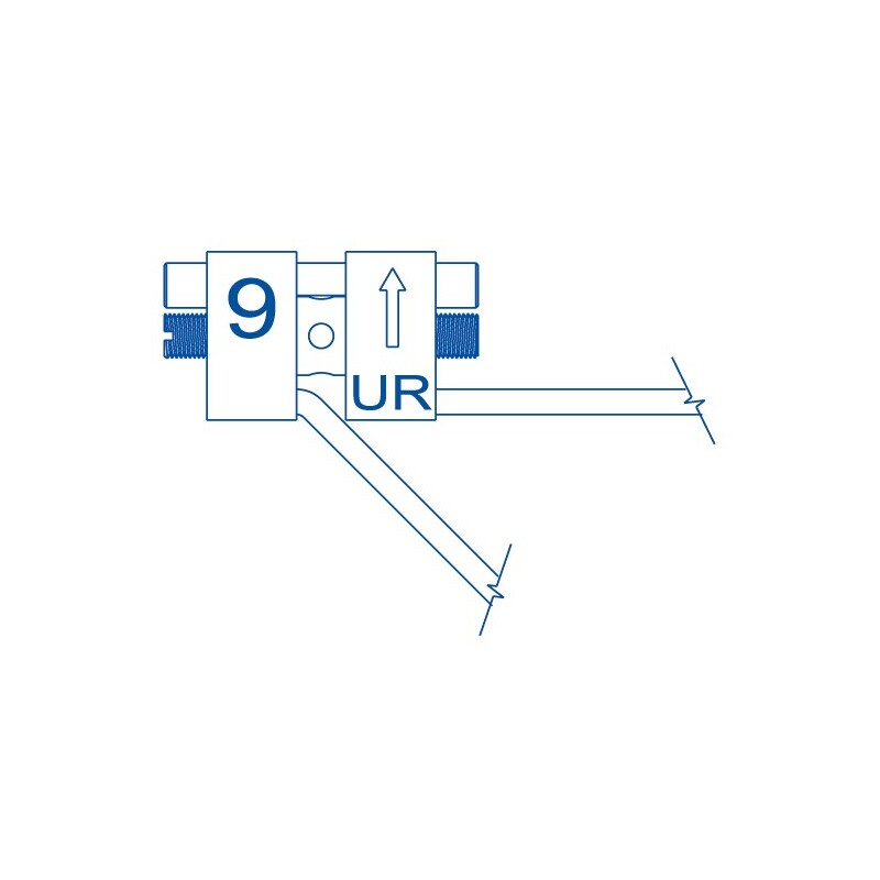 Distalizer 9 mm - horní pravý, 1 ks